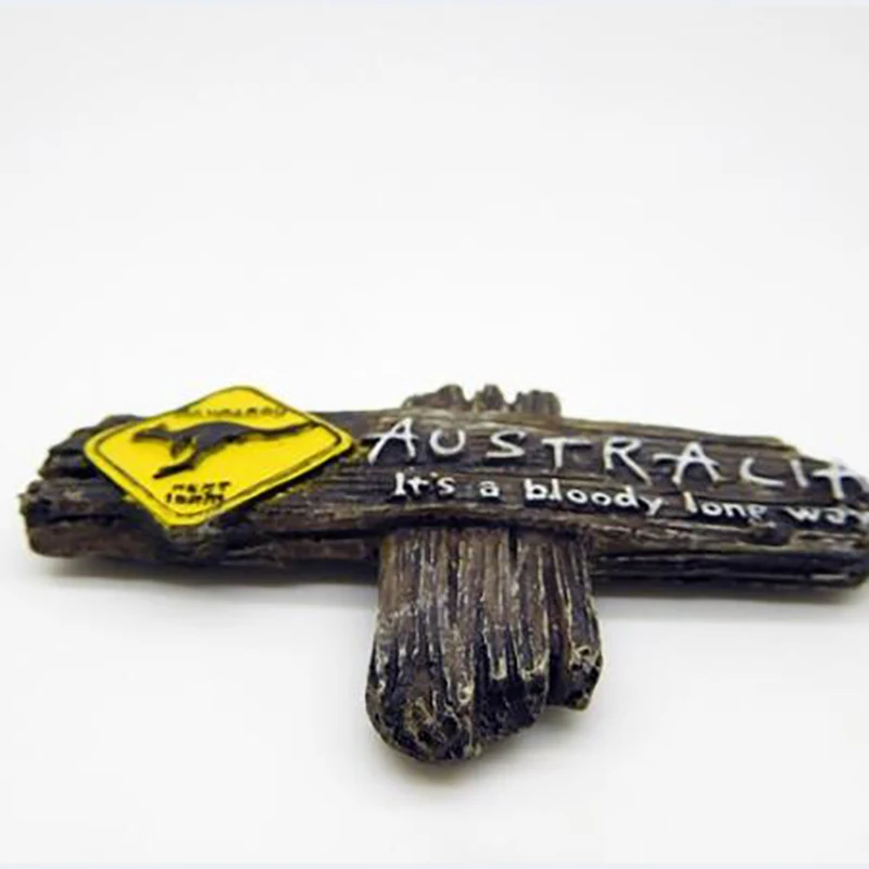 Австралийский 1 шт креативный кенгуру 3D магниты на холодильник Искусство и