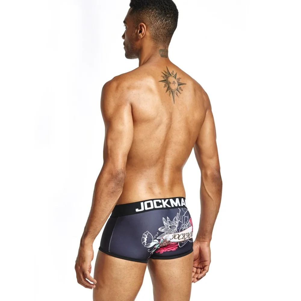 JOCKMAIL, сексуальное мужское нижнее белье, дышащие боксеры, шорты, набивные трусы, хлопковые мужские трусы, u-образная выпуклая сумка, Cueca, Гей Нижнее белье