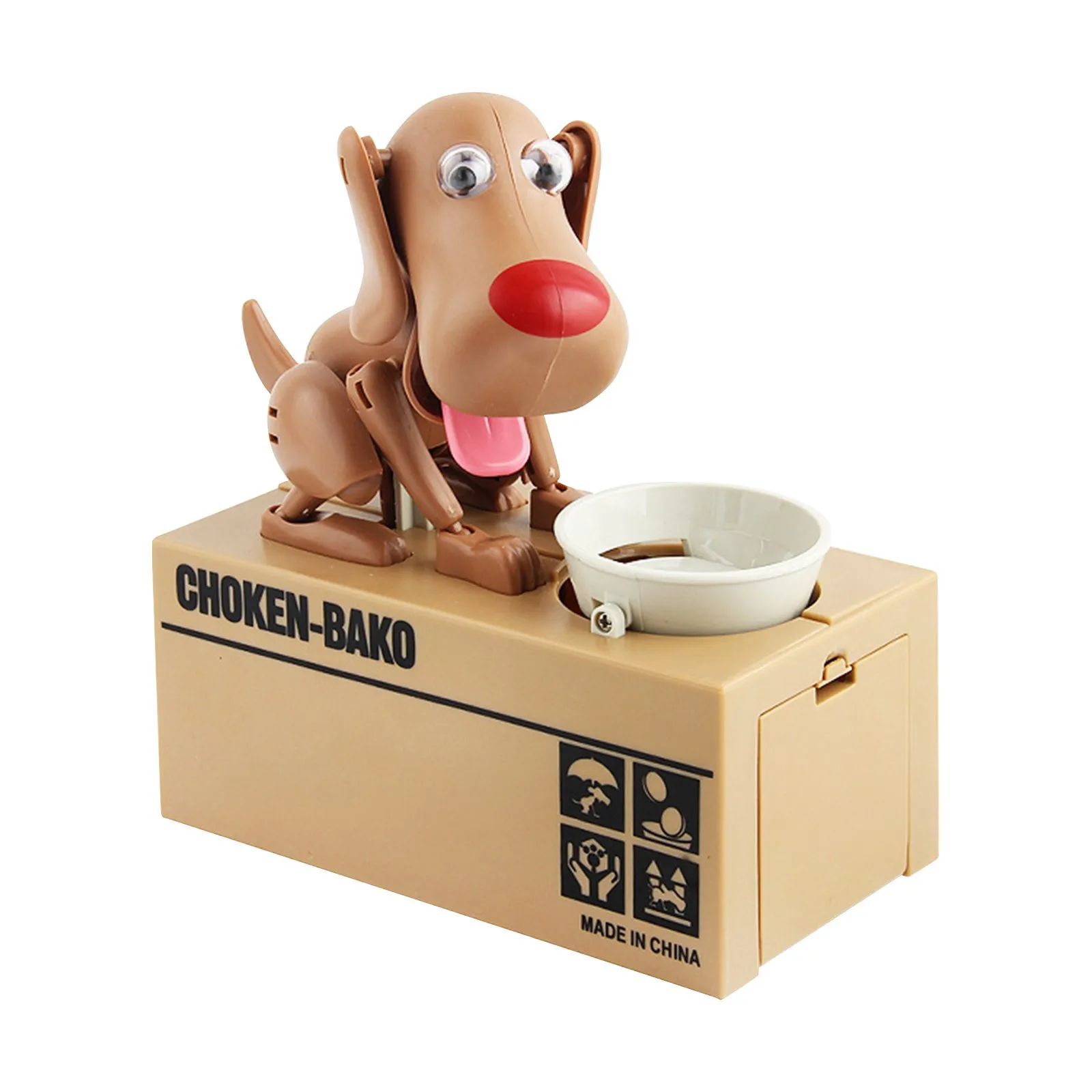 

Piggy Bank Dog Coin Box Money Boxes Eat Coins Money Safe Digital Box Desk Toy Ornament Gifts For Kids Education Funny Toys