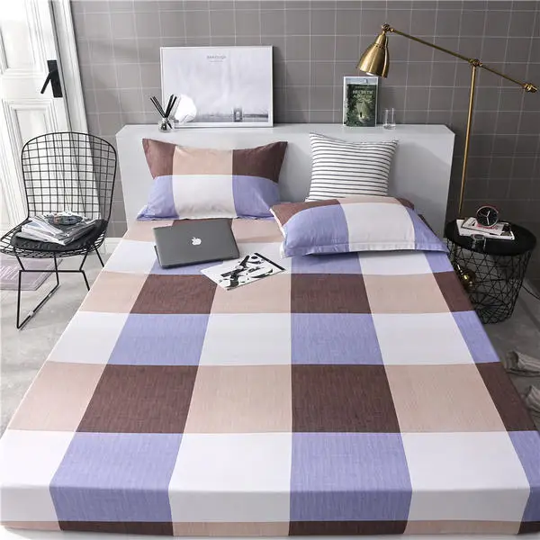 1 шт. натяжная простыня из полиэстера наматрасник с эластичной лентой для