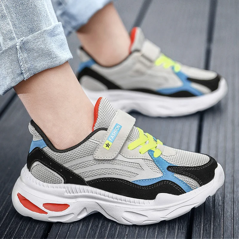 

New Children's tennis running Shoes Boys Sneakers boy casual Shoes Kids Luminous Comfortable student shoes zapatilla кроссовки