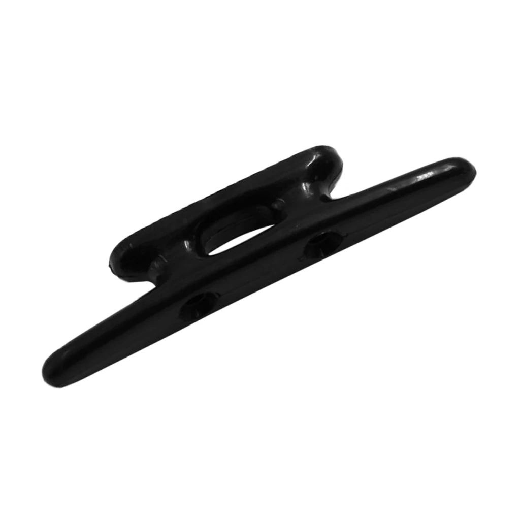 

Boat Black High Impact Nylon Rope Cleat Dock Mooring Marine 4 Inch