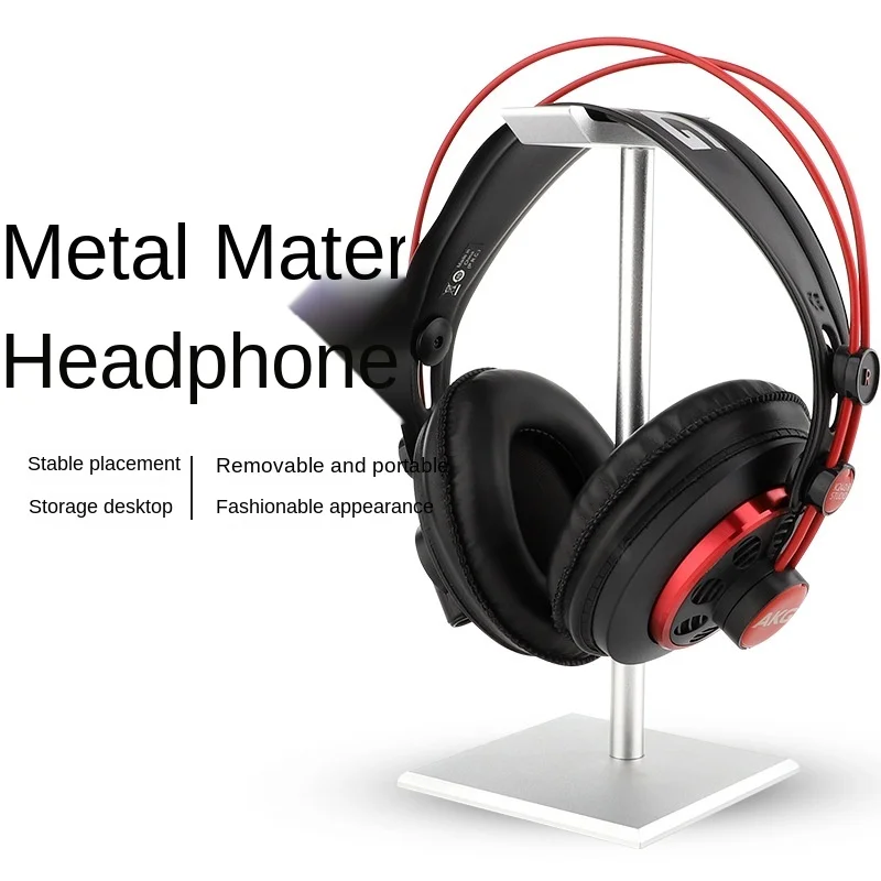 

Aluminum Alloy Headphone Stand Creative Metal Frosted Shelf Universal Headphone Desktop Display Shelf For SONY ATH Beats