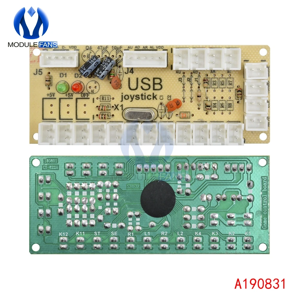 Аркадный USB кодировщик с нулевой задержкой ПК для джойстика кнопки проводные
