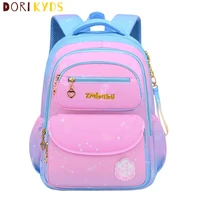 dorikyds backpack for elementary school girl waterproof oxford cloth pink sac enfant school bags kids backpack girls cute bow