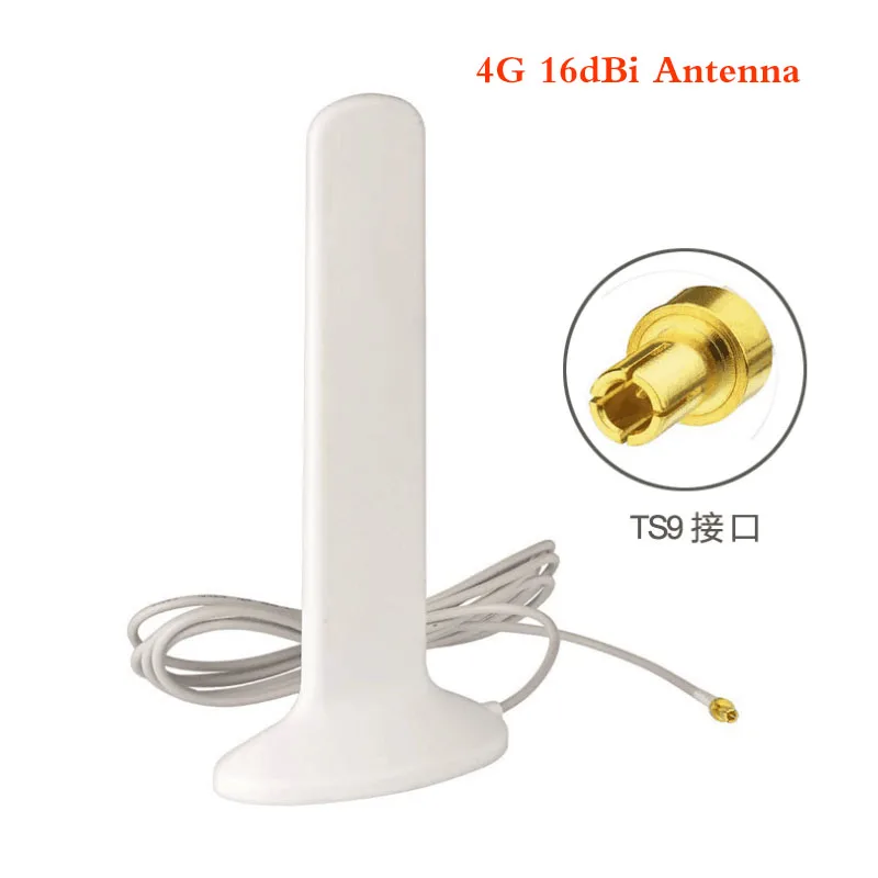 3G 4G LTE Antenna TS9 CRC9 Male Connector 16dBi with 2m Extension Cable external antena for Modem Router antenne arieal | Мобильные