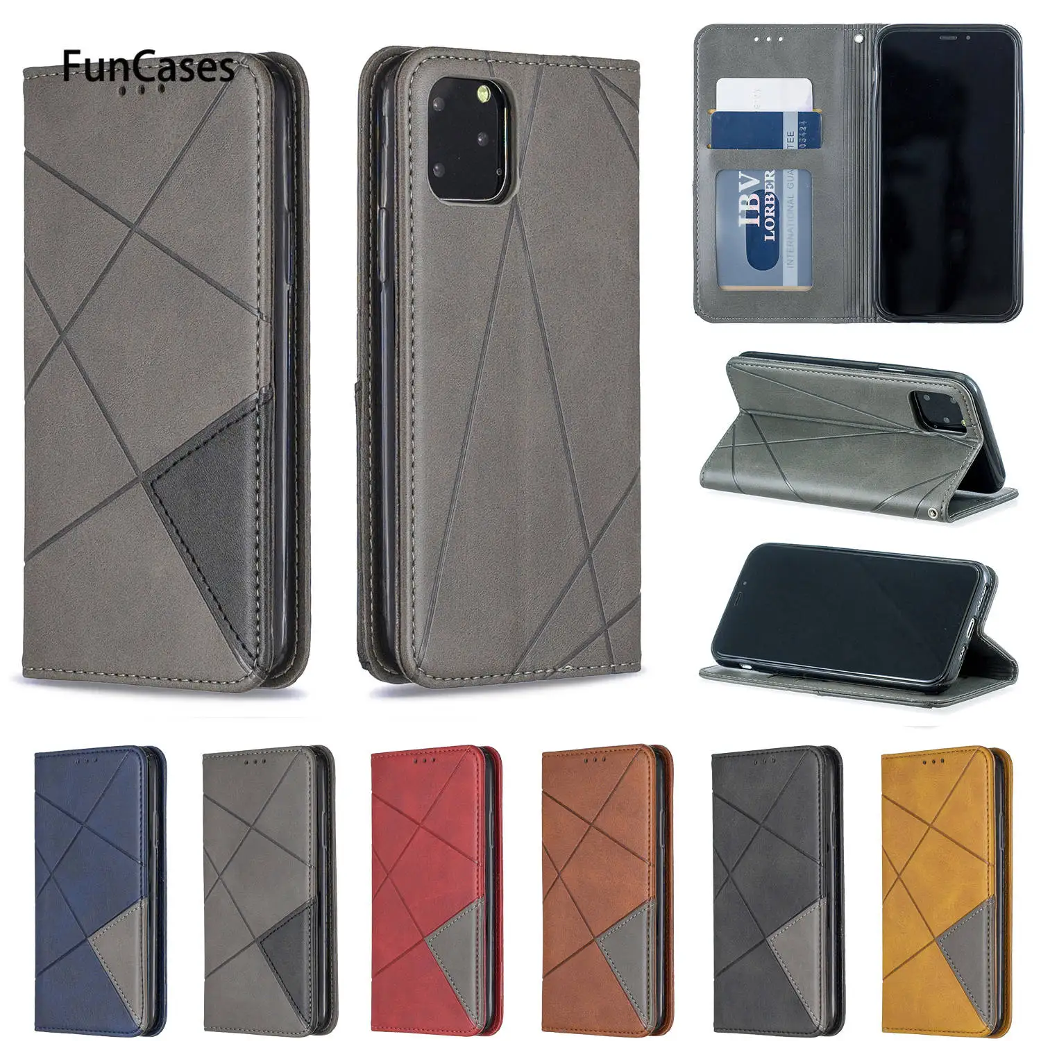 Геометрические чехлы покрытия для Funda iPhone 5 8 &quot2019 новая модель абстрактный