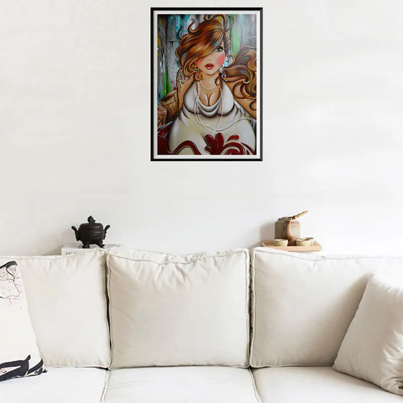 5D алмазная живопись Мультяшные животные тигр леопард кот Алмазная мозаика