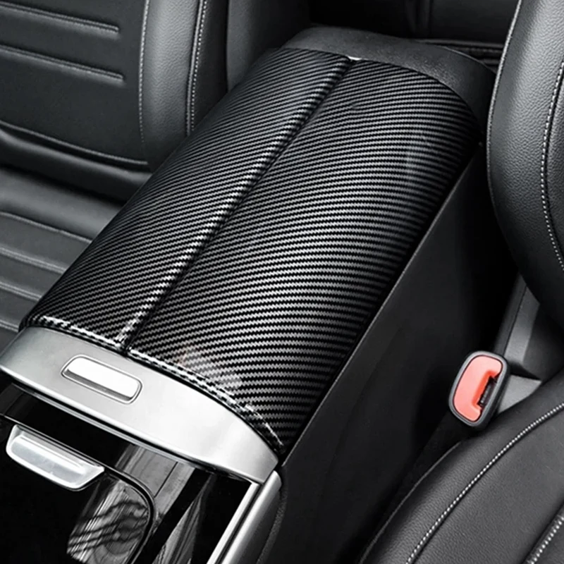For Mercedes-Benz C-Class 2022 C200L C260L W206 Car Armrest Box Panel Button Frame Cover Decoration | Автомобили и мотоциклы