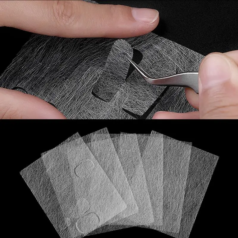 Шелковое стекловолокно для наращивания ногтей 2 шт. нетканый Шелковый гель в