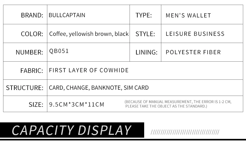 BULLCAPTAIN, RFID, модный кожаный мужской кошелек, Ретро стиль, короткий кошелек, клатч, мужской кошелек на молнии, чехол для карт, кошелек для монет