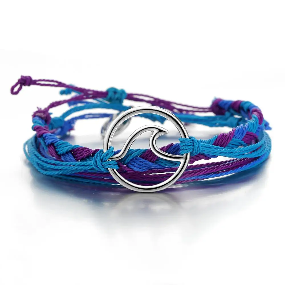 3 шт. в богемном стиле DIY Ткань Веревка Браслеты Набор для Для женщин мужчин Модная