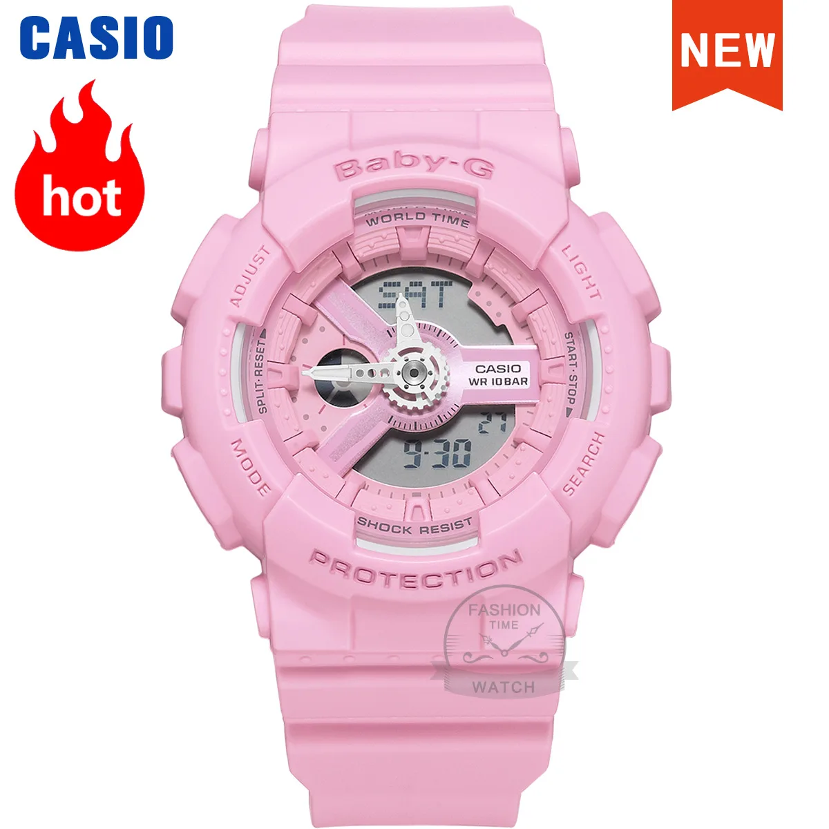 Casio watch for women  baby-g Cherry Blossom Pink Vibrant youth LED digital watch sport quartz watch часы мужские BA-110-4A1