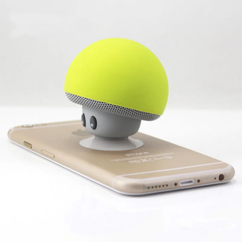 Soporte динамик MP3-плеер Bluetooth музыкальный держатель для телефона Мини Гриб