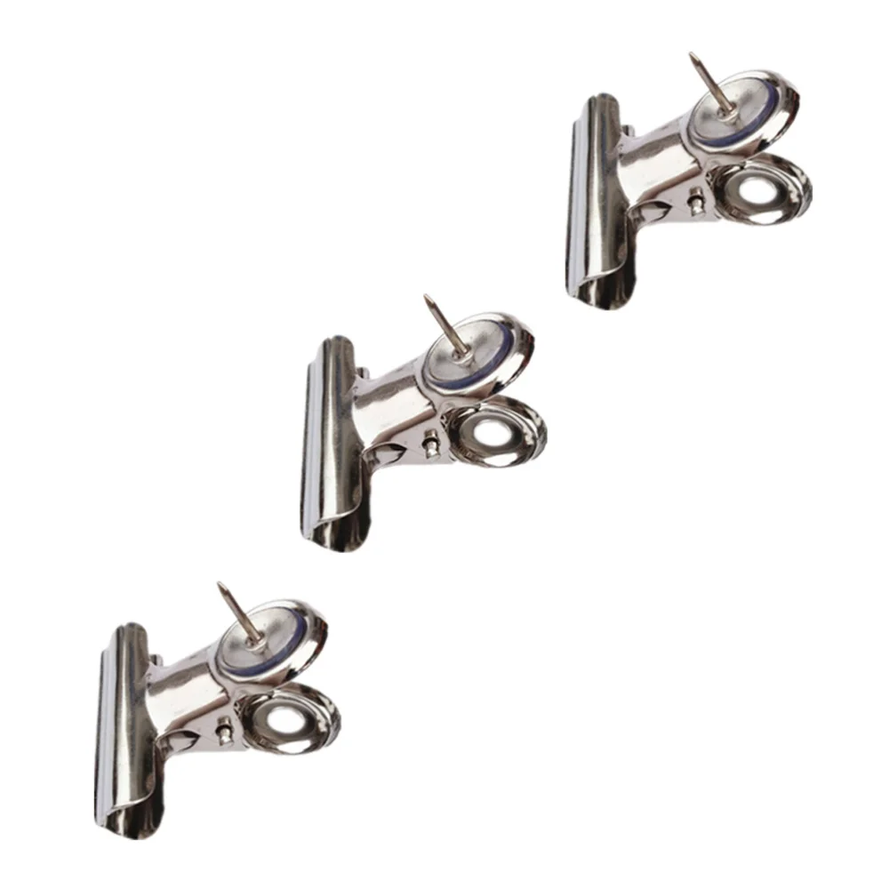 

20pcs 3.1CM Binder Clip Office supplies Stationery Metal Paper Clips Financial Binder Clips with Drawing for Daily UseBlack