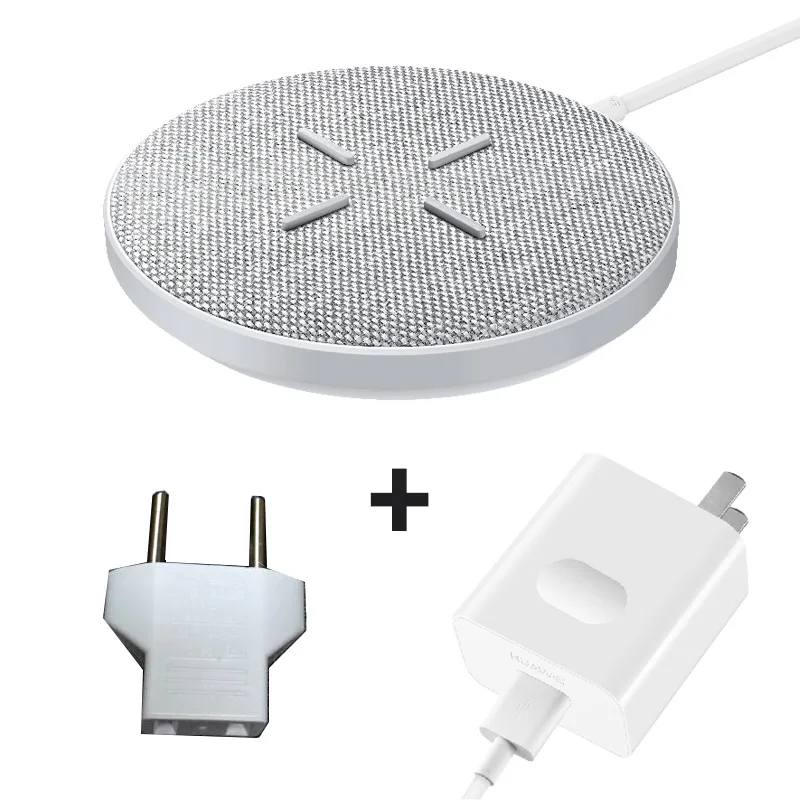27W add EU Adapter Оригинальное Беспроводное зарядное устройство HUAWEI SuperCharge 27W Max для мобильного телефона mate 30 Qi(5-10 W) Множественная безопасная защита - Тип штекера: 27W add EU Adapter