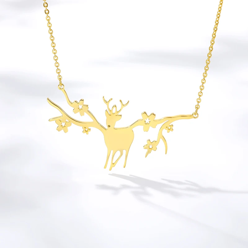 2019Kerst Kettingen MINIMALISM лёгкий штопор для детей|Ожерелья с подвеской| |