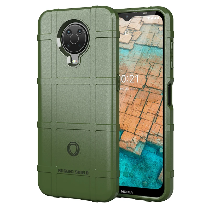 Чехол для Nokia G10 Heavy Duty Armor Rugged Shield противоударный мягкий чехол из ТПУ G20 | Мобильные