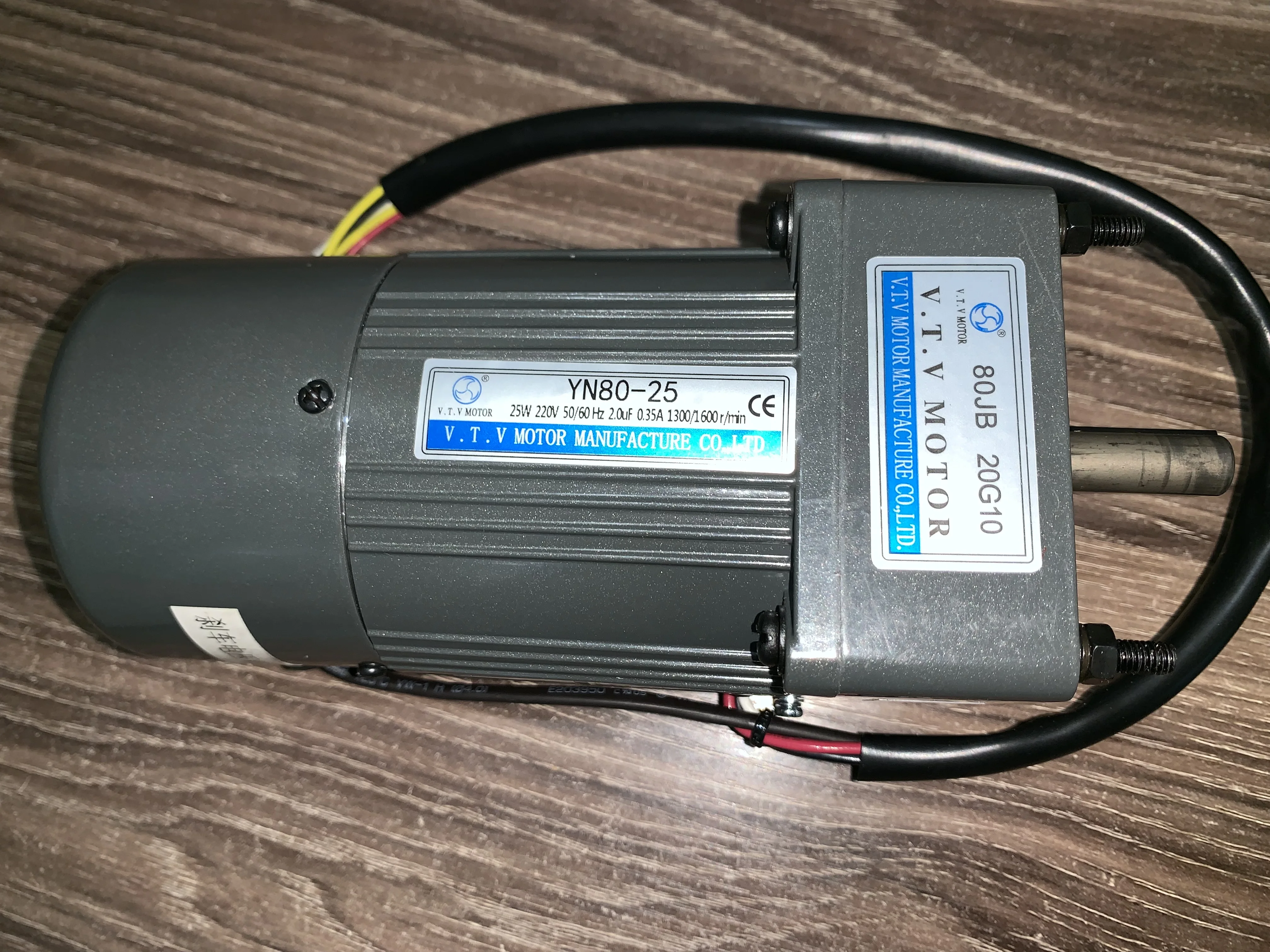 

Vtv braker 2 линии, однофазный 220 В AC мотор 220 В 3 линии, головка шестерни 80jb20g10, опционально 25 Вт