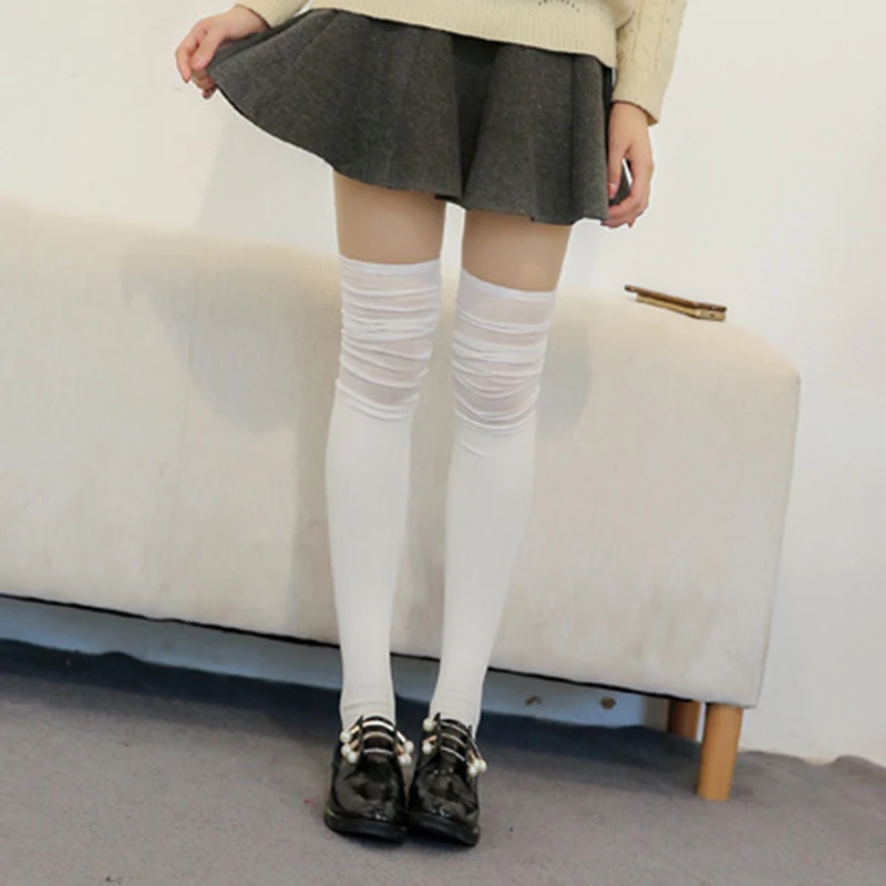 Женские длинные чулки выше колена облегающие носки подходит для девушек в
