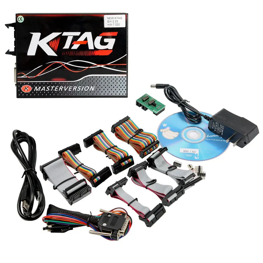 Автомобильный диагностический инструмент K T AG V2.23 ECU онлайн версия FW 7 020 Red PCB