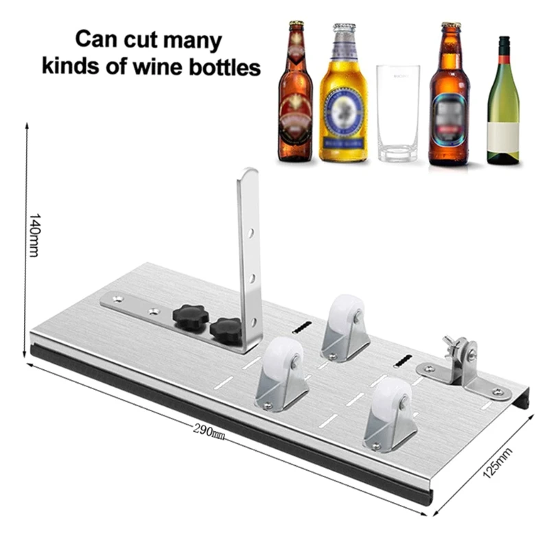 

Glass Bottle Cutter Adjustable Wine Liquor Bottle Cutting Tools Kit DIY Machines