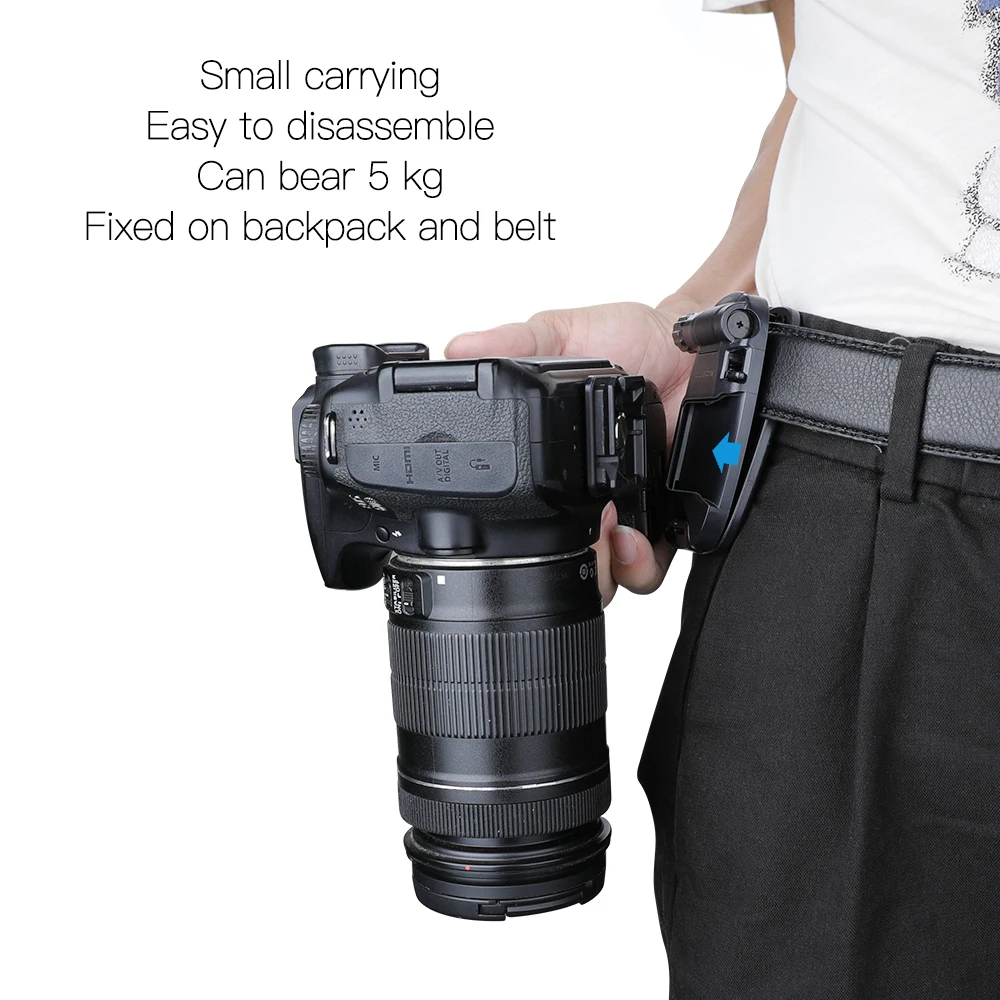 Зажим для камеры быстросъемный зажим рюкзака вешалка кобуры ремешок поясной