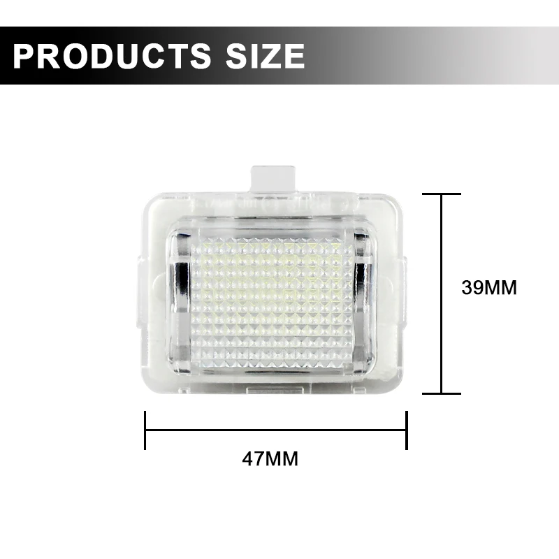 2 шт. фонарь для автомобильного номерного знака 1J6943021B Beetle 2006 2010 GOLF MK4 1998 2000 2004 Lupo