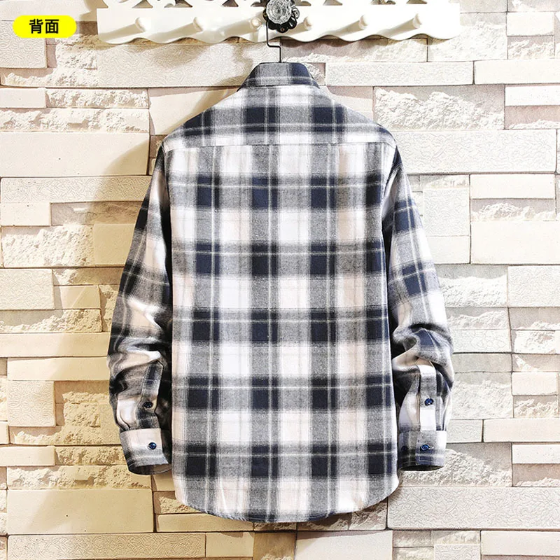 Мужская Повседневная рубашка с длинными рукавами мягкая удобная Красная И