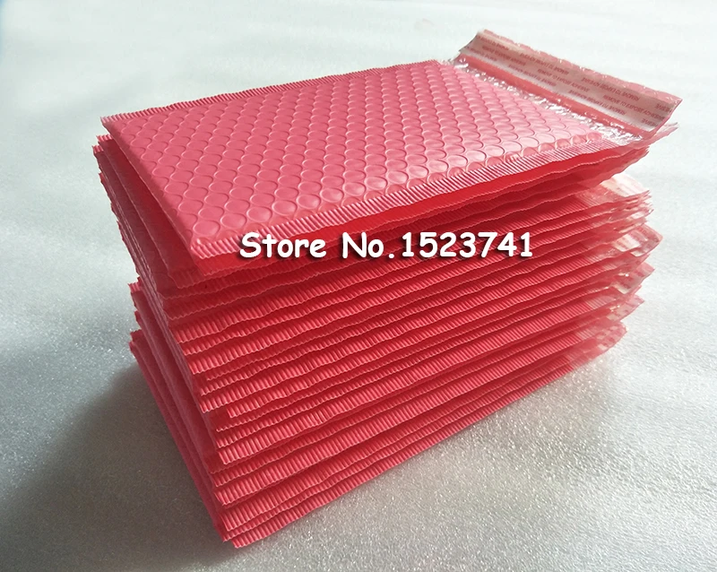 Новое поступление 15x20 + 4 см 25 шт./лот Розовые Конверты для почтовых отправлений