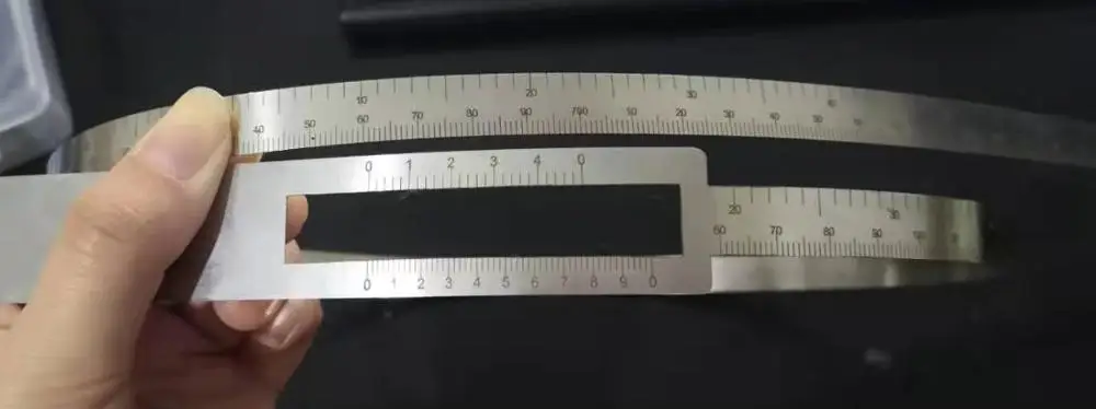 Preise 8480-9760mm/2700-3100mm Edelstahl Präzision Umfang Band Und Durchmesser Band Peripherie Umfang Kegel PI Band