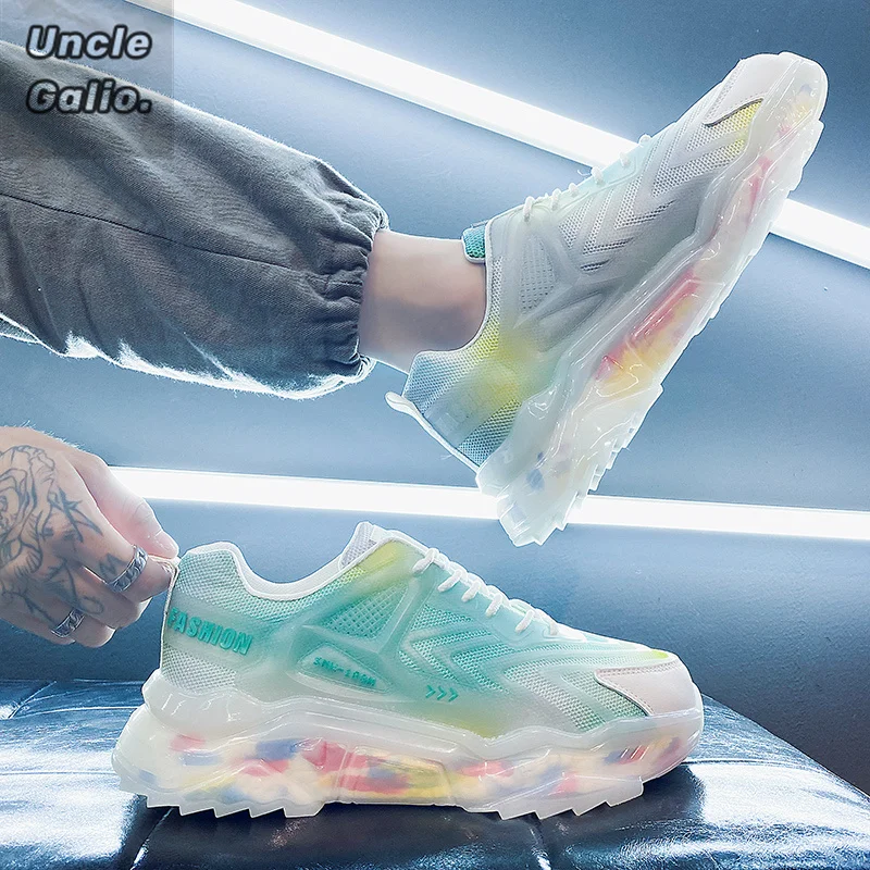 

Мужская обувь с градиентом и нескользящей подошвой для бега