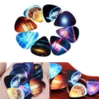 10 шт.лот, толщина 0,46-1 мм, обширность Вселенной, Звездные медиаторы, узор, ремешок для гитары, детали для гитары, аксессуары для гитары