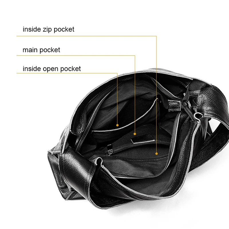 Набор сумка большая на плечо 100% натуральная коровья кожа женская из натуральной
