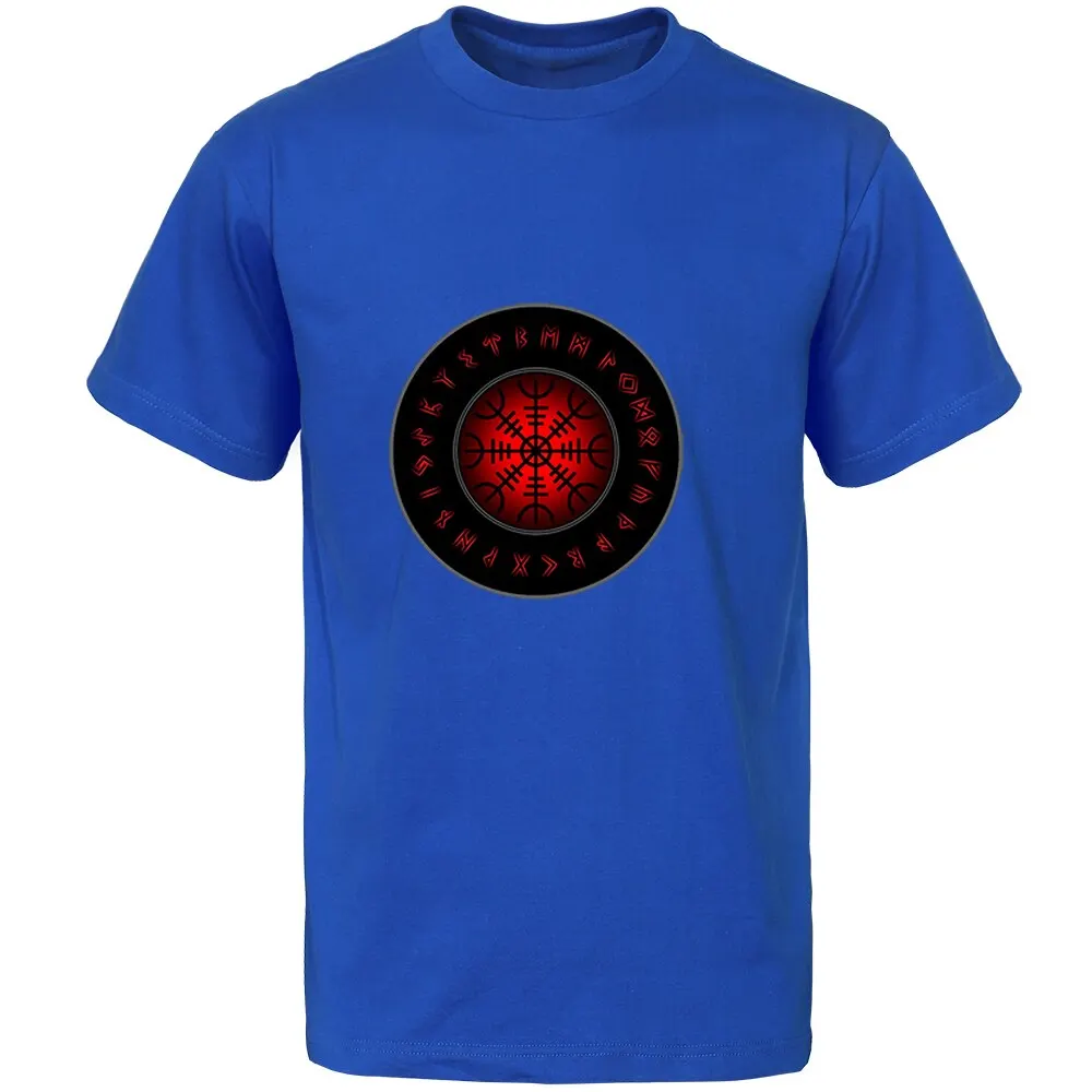 

Одина Викинги Футболка Для мужчин скандинавский руны Valhalla футболка Для мужчин s 2021 летние футболки в уличном ТВ показать футболка для фанат...