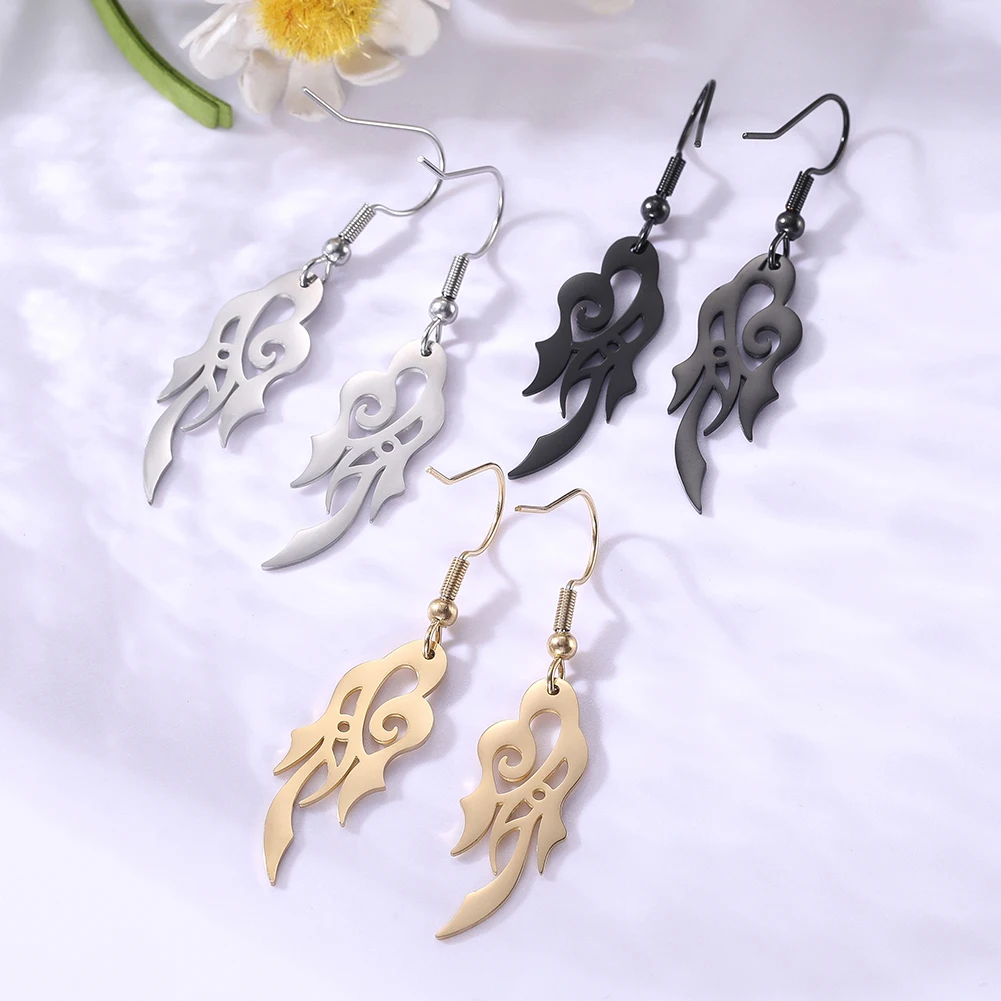 Готическая маска для сжигания костра с пламенем золотистая черная из