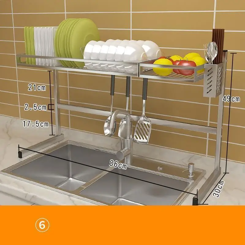 De Keuken губчатая мойка Органайзер Cucina Etagere из нержавеющей стали Cocina Cozinha кухонный