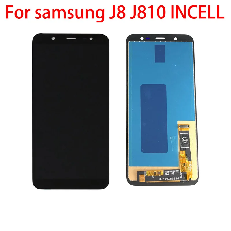 

ЖК-дисплей TFT Incell для Samsung J8 2018 J8 J810 J810F/Y, ЖК-дисплей с сенсорным экраном и дигитайзером в сборе для Samsung J810, сменный ЖК-дисплей