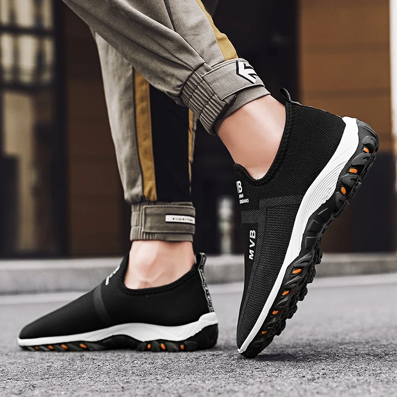

2021 New Casual Shoes Men Sneakers Soft Outdoor Walking Shoes Loafers Men Comfortable Shoes Male Footwear Light Plus Size 47