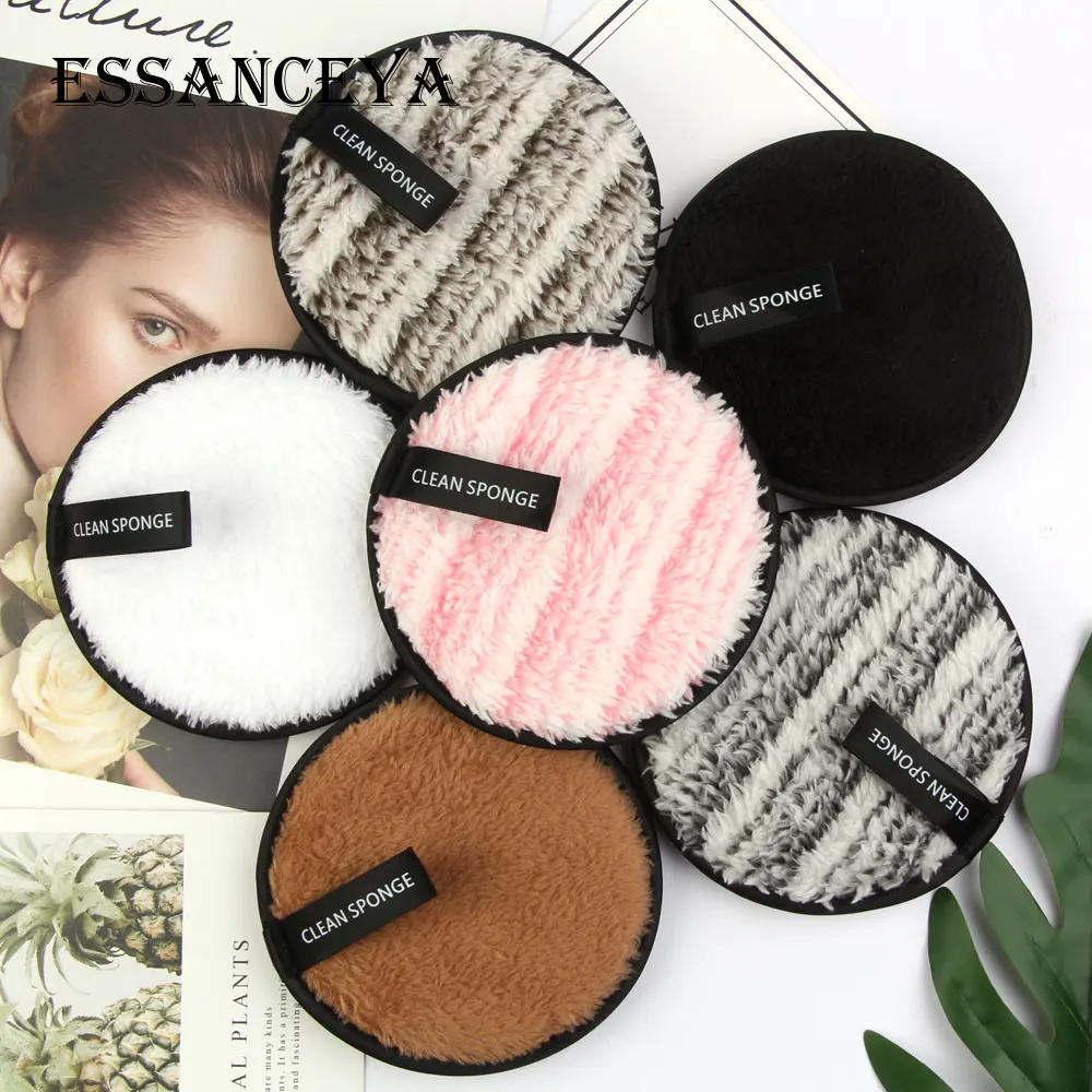 ESSANCEYA 1/3 шт. спонж для снятия макияжа мягкие салфетки из микрофибры очищения лица