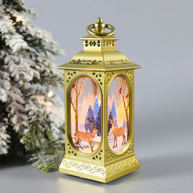 Рождественский светодиодный светящийся креативный декоративный портативный