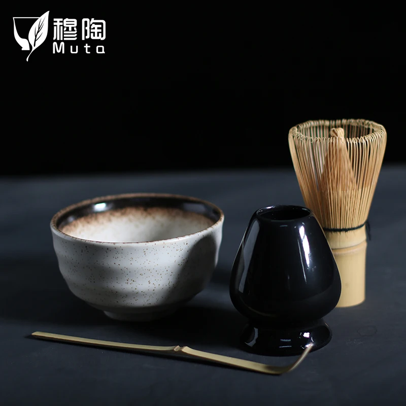 MUTAO 4 шт./компл. традиционный подарочный набор маття из натурального бамбука