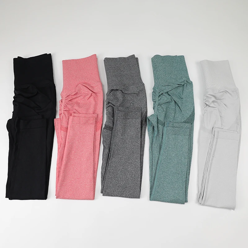 XL Women's Sports Suits Workout Clothes For Women Long Sleeve Crop Top Leggings Push Up Gym Yoga Active Wear Training Suit