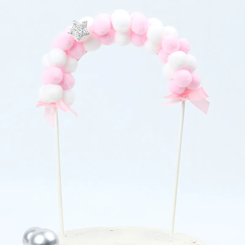 Простая шляпа для торта шарик волос арочная инструмент украшения карточка