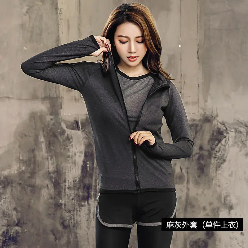 

1211RLR Yoga wear sportswear women's spring summer long sleeve yoga custom logo print on product and package from 1pc dropship