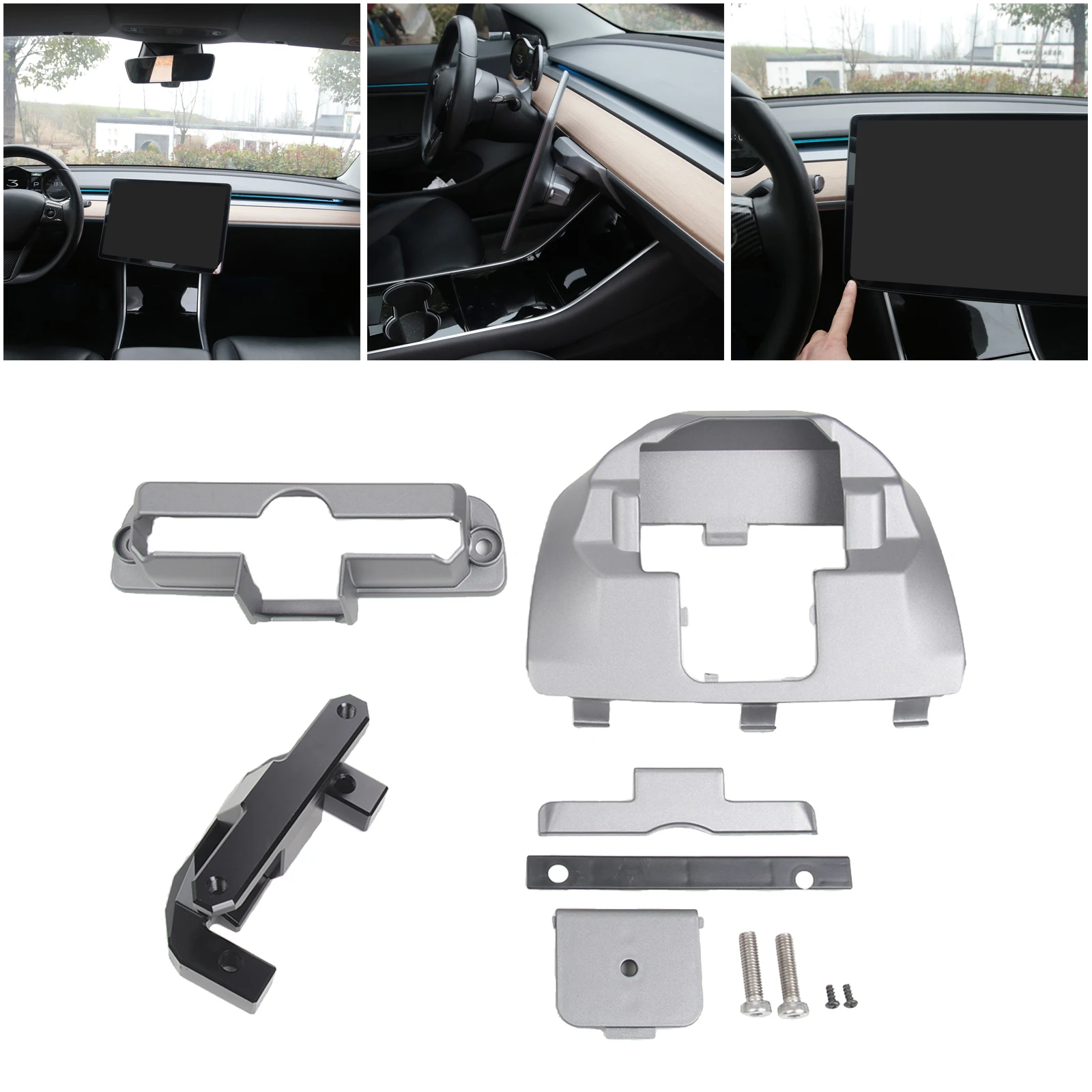 

Screen Rotating Holder Rotation Mount Holder Car Modification Accessories For Tesla 2017-2021