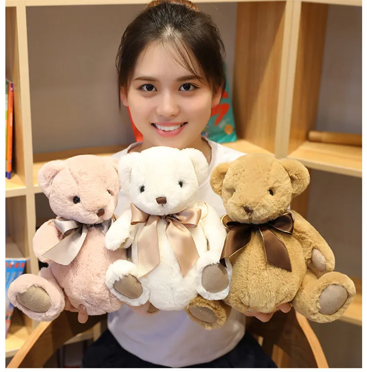 

Cartoon Plush Toy Big Tommy Bow Bear Pearl Shoulderbag Crossbody Bag Girl Birthday Christmas Gift #2185