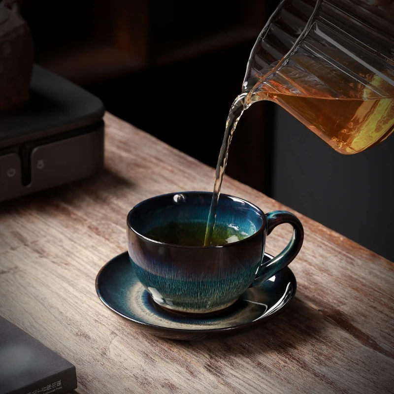 Европейский благородный костяной фарфор кофейная чашка блюдце ложка набор