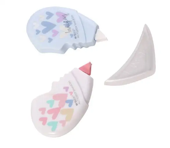 2 шт./компл. любящее сердце Корректирующая лента Материал героя из мультфильма