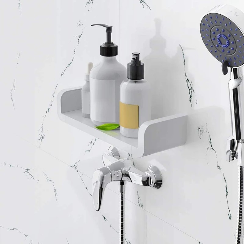 Плавающая полка настенная без сверления U ванная комната Органайзер Дисплей